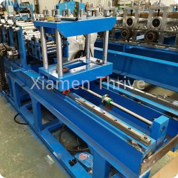 PPGI Steel Picket Fence Roll Forming Machine With Flying Cutter